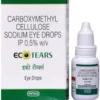 Eco Tears eye drops lubricating bottle for dry eye relief