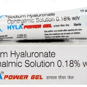 Hyla Power Gel 10 gm – Sodium Hyaluronate 0.18% Ophthalmic Eye Lubricant by Entod Pharmaceuticals