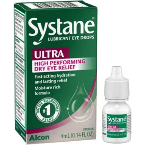 Alcon Systane Ultra Lubricant Eye Drop 10ml – PEG 0.4% & Propylene Glycol HP-Guar Formula for High-Performance Dry Eye Relief