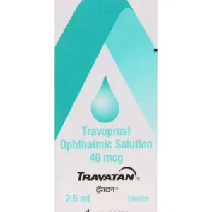 Alcon Travatan 2.5 ml Travoprost Eye Drop – Prostaglandin Analog for Once-Daily IOP Reduction in Open-Angle Glaucoma and Ocular Hypertension