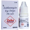 Zaha Eye Drop 3ml – Azithromycin 1% Antibiotic Eye Drops for Bacterial Conjunctivitis Treatment.